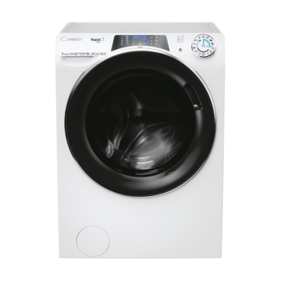 Candy | Washing Machine with Dryer | RPW4966BWMBC / 1-S | Energy efficiency class A / D | Front loading | Washing capacity 9 kg | 1400 RPM | Depth 58 cm | Width 60 cm | Display | LED | Drying system | Drying capacity 6 kg | Steam