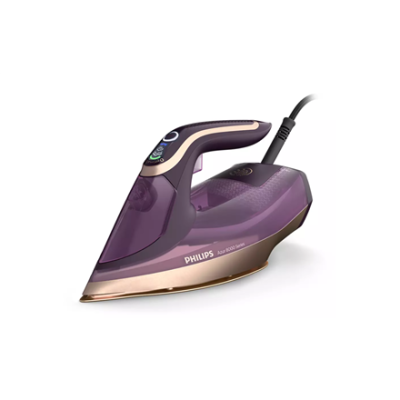 Philips | DST8040 / 30 Azur 8000 Series | Steam Iron | 3000 W | Water tank capacity 350 ml | Continuous steam 80 g / min | Steam boost performance 260 g / min | Dark Purple