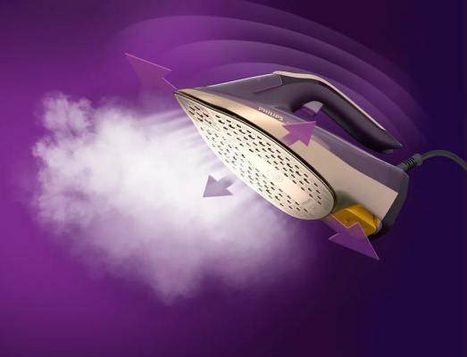 Philips | DST8040 / 30 Azur 8000 Series | Steam Iron | 3000 W | Water tank capacity 350 ml | Continuous steam 80 g / min | Steam boost performance 260 g / min | Dark Purple