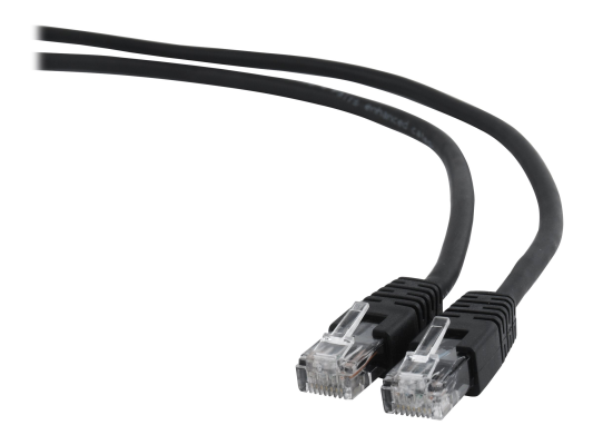 UTP Cat6 | Patch cord | PVC AWG 26 (7 x 0.15 mm wire) | Black | 5 m