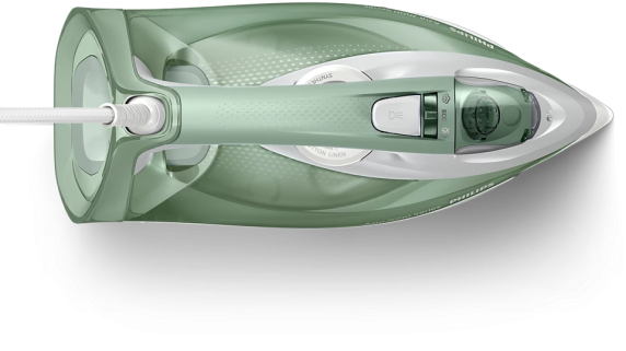 Philips DST7012 / 70 HV | Steam Iron | 2600 W | Water tank capacity 300 ml | Continuous steam 45 g / min | Steam boost performance 220 g / min | Desert Green / Gray