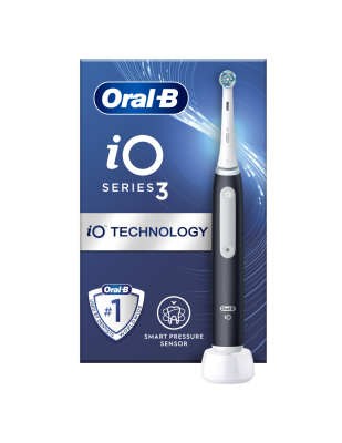 Oral-B | Electric Toothbrush | iO3 Series | Rechargeable | For adults | Number of brush heads included 1 | Number of teeth brushing modes 3 | Matt Black