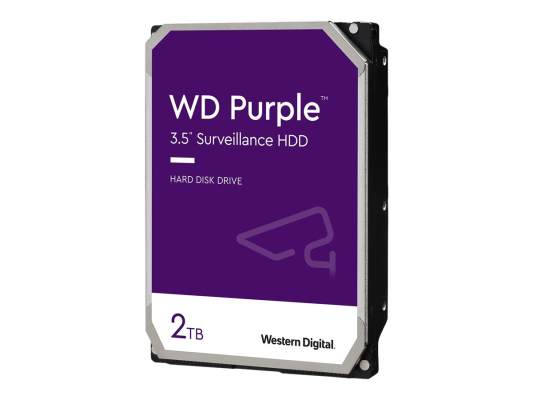 Western Digital | Hard Drive | Purple WD23PURZ | N / A RPM | 2000 GB