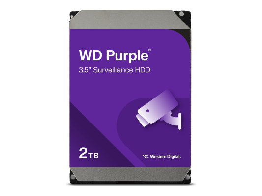 Western Digital | Hard Drive | Purple WD23PURZ | N / A RPM | 2000 GB