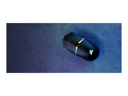 Corsair | Gaming Mouse | NIGHTSABRE RGB | Wireless | Bluetooth, 2.4 GHz | Black