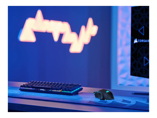 Corsair | Gaming Mouse | NIGHTSABRE RGB | Wireless | Bluetooth, 2.4 GHz | Black