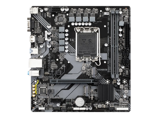 Gigabyte | B760M H DDR4 1.0 M / B | Processor family Intel | Processor socket LGA1700 | DDR4 DIMM | Memory slots 2 | Supported hard disk drive interfaces SATA, M.2 | Number of SATA connectors 4 | Chipset Intel B760 Express | Micro ATX