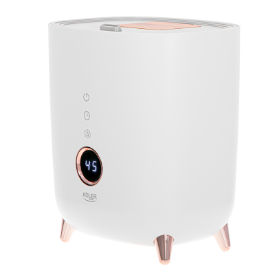 Adler | AD 7972 | Humidifier | 23 W | Water tank capacity 4 L | Suitable for rooms up to 35 m² | Ultrasonic | Humidification capacity 150-300 ml / hr | White
