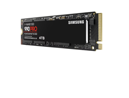 Samsung | 990 PRO | 4000 GB | SSD form factor M.2 2280 | Solid-state drive interface NVMe | Read speed 7450 MB / s | Write speed 6900 MB / s