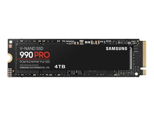 Samsung | 990 PRO | 4000 GB | SSD form factor M.2 2280 | Solid-state drive interface NVMe | Read speed 7450 MB / s | Write speed 6900 MB / s