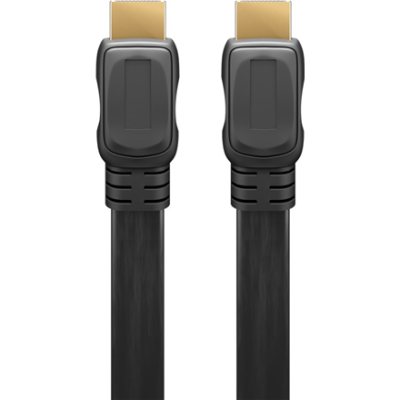 Goobay | High Speed HDMI Flat Cable with Ethernet | 61279 | HDMI male (type A) | HDMI (type A) | HDMI to HDMI | 2 m