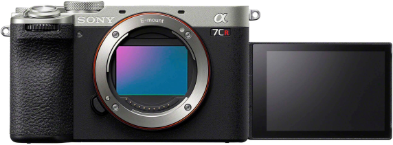 Sony | Full-Frame Camera | Alpha A7CR | Mirrorless Camera body | 61 MP | ISO sensitivity (max) 102400 | Video recording | Wi-Fi | Fast Hybrid AF | Magnification 0.70 x | Viewfinder | CMOS | Silver