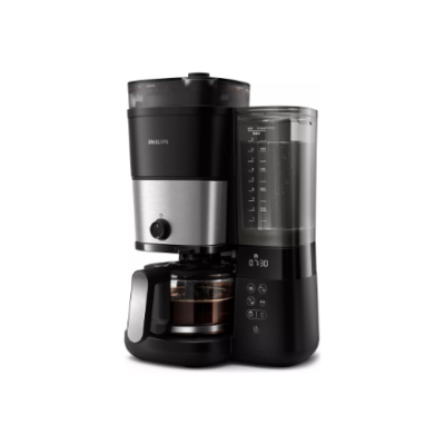 Philips | All-in-1 Brew Coffee Machine | HD7900 / 50 | Ground | Black / Stainless Steel