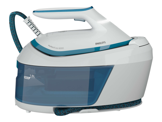 Philips | Steam Generator | PSG6022 / 20 PerfectCare | 2400 W | 1.8 L | 6.5 bar | Auto power off | Calc-clean function | White / Blue