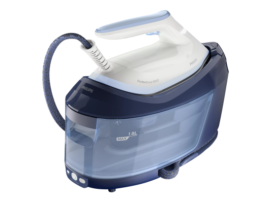 Philips | Steam Generator | PerfectCare PSG6026 / 20 | 2400 W | 1.8 L | 6.5 bar | Auto power off | Vertical steam function | Calc-clean function | Blue / White