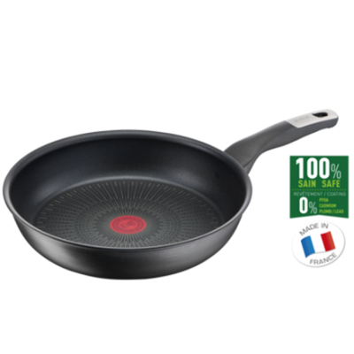TEFAL | Pan | G2550572 Unlimited | Frying | Diameter 26 cm | Suitable for induction hob | Fixed handle | Black - Noir
