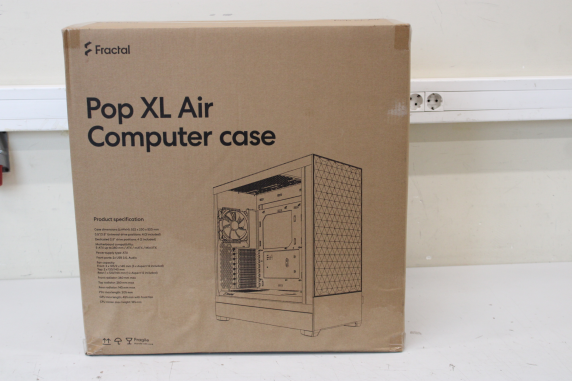 SALE OUT. SALE OUT. Fractal Design | Pop XL Air RGB | Side window | Black TG Clear Tint | E-ATX up to 280 mm, ATX , mATX, Mini ITX | DAMAGED PACKAGING | Power supply included No | ATX