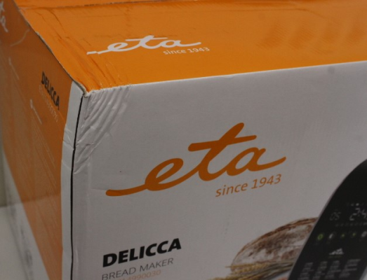 SALE OUT. ETA | Bread maker | Delicca II ETA714990030 | Power 850 W | Number of programs 12 | Display Yes | Black / Stainless steel | DAMAGED PACKAGING