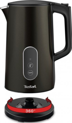 TEFAL | Kettle | KI831E10 | Electric | 1800 W | 1.7 L | Plastic | 360° rotational base | Black