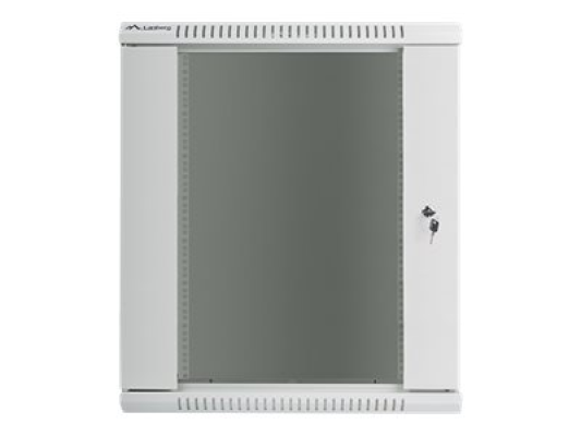 Lanberg | Rack cabinet 19" wall-mount 15U / 600x600 (flat pack) with glass door | WF01-6615-10S | Grey