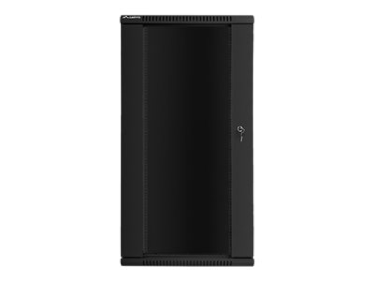Lanberg | Rack cabinet 19" wall-mount 27U / 600x600 (flat pack) | WF01-6627-10B | Black