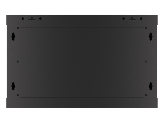 Lanberg | Rack cabinet 19" wall-mount 6U / 600x450 (flat pack) with glass door V2 | WF01-6406-10B | Black