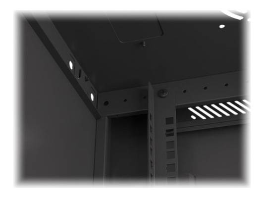 Lanberg | Rack cabinet 19" wall-mount 6U / 600x450 for self-assembly with metal door (flat pack) | WF01-6406-00B | Black