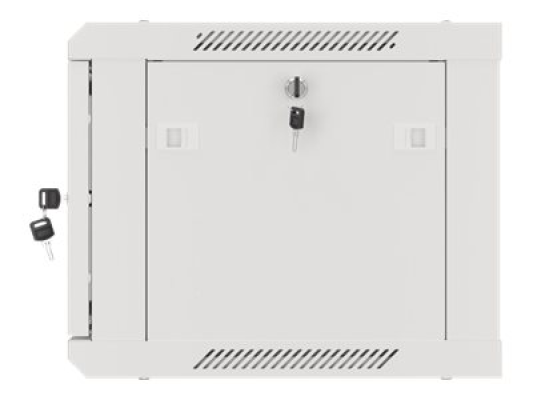 Lanberg | Rack cabinet 19" wall-mount 6U / 600x450 for self-assembly with metal door (flat pack) | WF01-6406-00S | Grey