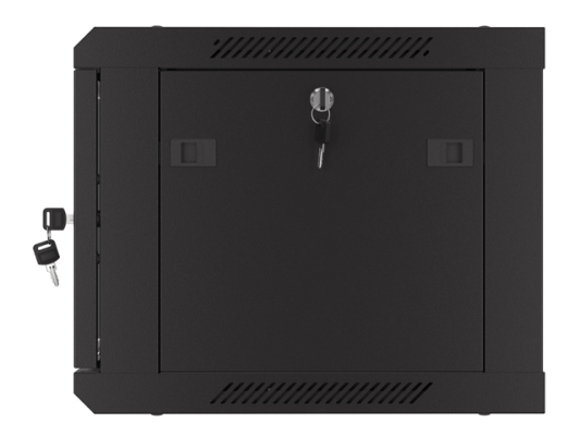 Lanberg | Rack cabinet 19" wall-mount 6U / 600x450 with perforated door (flat pack) | WF01-6406-23B | Black