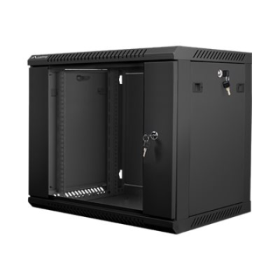Lanberg | Rack cabinet 19" wall-mount 9U / 600x450 (flat pack) | WF01-6409-10B | Black