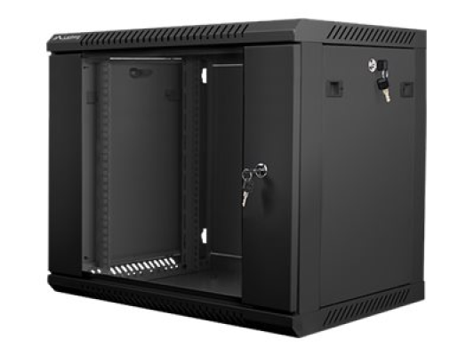 Lanberg | Rack cabinet 19" wall-mount 9U / 600x450 (flat pack) | WF01-6409-10B | Black