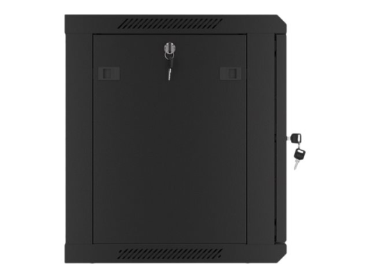 Lanberg | Rack cabinet 19" wall-mount 9U / 600x450 for self-assembly with metal door (flat pack) | WF01-6409-00B | Black