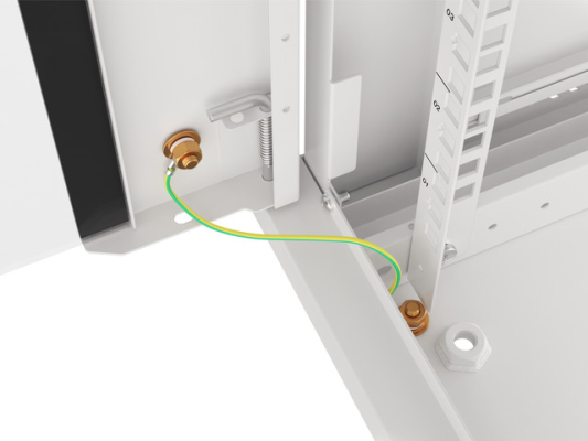 Lanberg | Rack cabinet 19" wall-mount 9U / 600x600 (flat pack) with glass door | WF01-6609-10S | Grey