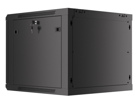 Lanberg | Rack cabinet 19" wall-mount 9U / 600x600 (flat pack) V2 | WF01-6609-10B | Black
