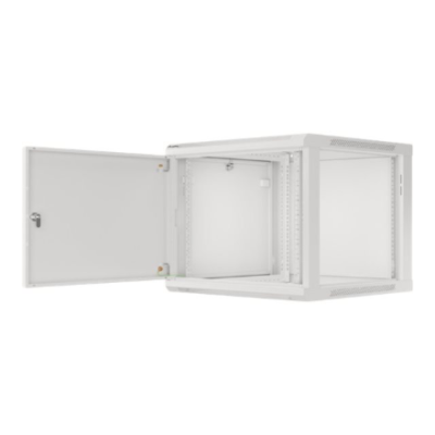 Lanberg | Rack cabinet 19" wall-mount 9U / 600x600 (flat pack) for self-assembly with metal door | WF01-6609-00S | Grey