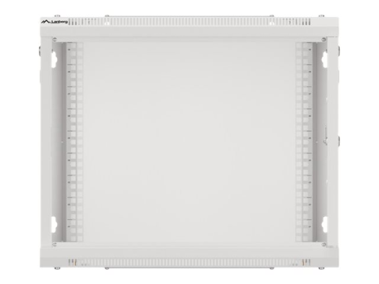 Lanberg | Rack cabinet 19" wall-mount 9U / 600x600 (flat pack) for self-assembly with metal door | WF01-6609-00S | Grey