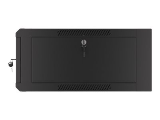 Lanberg | Rack cabinet 19" wall-mounted 4U 600 fast assembly (flat pack) | WFFA-5604-10B | Black
