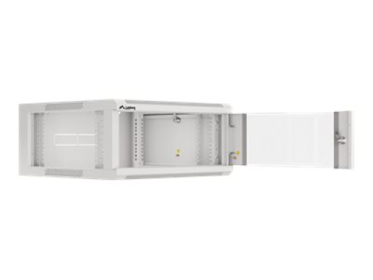 Lanberg | Rack cabinet 19" wall-mounted 4U 600 fast assembly (flat pack) | WFFA-5604-10S | Grey