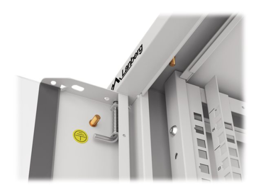 Lanberg | Rack cabinet 19" wall-mounted 4U 600 fast assembly (flat pack) | WFFA-5604-10S | Grey