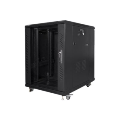 Lanberg | Rack cabinet 19" free-standing 15U / 600x800 (flat pack) | FF01-6815-12B | Black