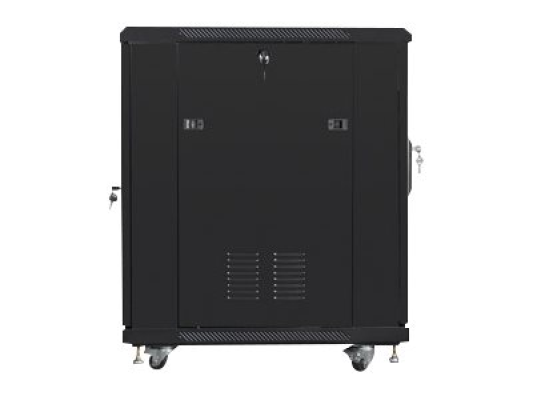 Lanberg | Rack cabinet 19" free-standing 15U / 600x800 (flat pack) | FF01-6815-12B | Black