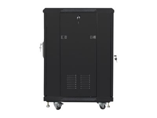 Lanberg | Rack cabinet 19" free-standing 15U / 600x600 (flat pack) | FF01-6615-12B | Black