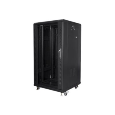 Lanberg | Rack cabinet 19" free-standing 22U / 600x600 (flat pack) | FF01-6622-12B | Black