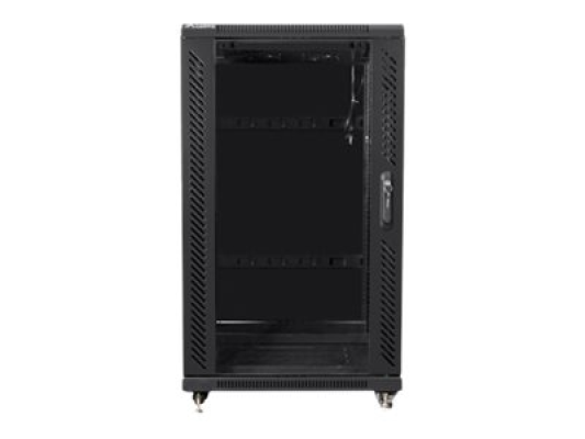 Lanberg | Rack cabinet 19" free-standing 22U / 600x600 (flat pack) | FF01-6622-12B | Black
