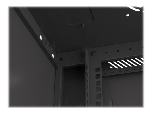 Lanberg | Rack cabinet 19" wall-mount 12U / 600x450 for self-assembly with metal door (flat pack) | WF01-6412-00B | Black