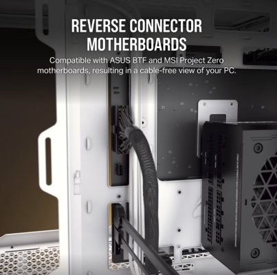 Corsair PC Case | 6500X Dual Chamber | White / Satin Gray Aluminum | Mid-Tower | Power supply included No