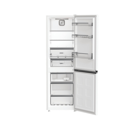 Whirlpool Refrigerator | WHK 25364 W4E | Energy efficiency class E | Free standing | Combi | Height 186.5 cm | No Frost system | Fridge net capacity 210 L | Freezer net capacity 106 L | 37 dB | White