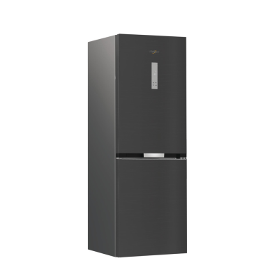 Whirlpool Refrigerator | WHK 26362 XBR4E | Energy efficiency class E | Free standing | Combi | Height 186.5 cm | No Frost system | Fridge net capacity 201 L | Freezer net capacity 106 L | Display | 37 dB | Black