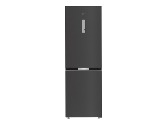 Whirlpool Refrigerator | WHK 26362 XBR4E | Energy efficiency class E | Free standing | Combi | Height 186.5 cm | No Frost system | Fridge net capacity 201 L | Freezer net capacity 106 L | Display | 37 dB | Black