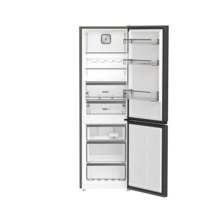 Whirlpool Refrigerator | WHK 26362 XBR4E | Energy efficiency class E | Free standing | Combi | Height 186.5 cm | No Frost system | Fridge net capacity 201 L | Freezer net capacity 106 L | Display | 37 dB | Black